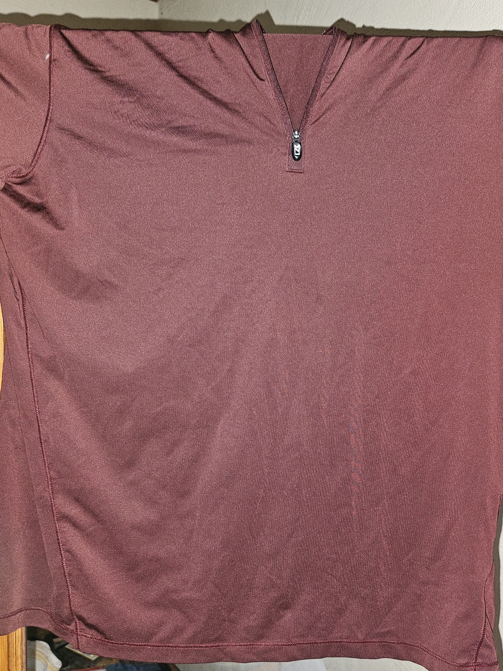Men's Windbreaker 1/4-Zip Pullover - Maroon